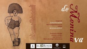 Afișul expoziției DeMeninaVa, Sala del Roser, Ciutadella, 23 octombrie 2026 – 9 ianuarie 2027